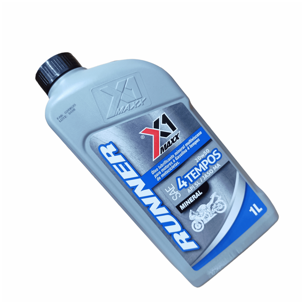Óleo Lubrificante Motor 4 Tempos 20w50 Mineral Moto X1 Maxx 1 Litro