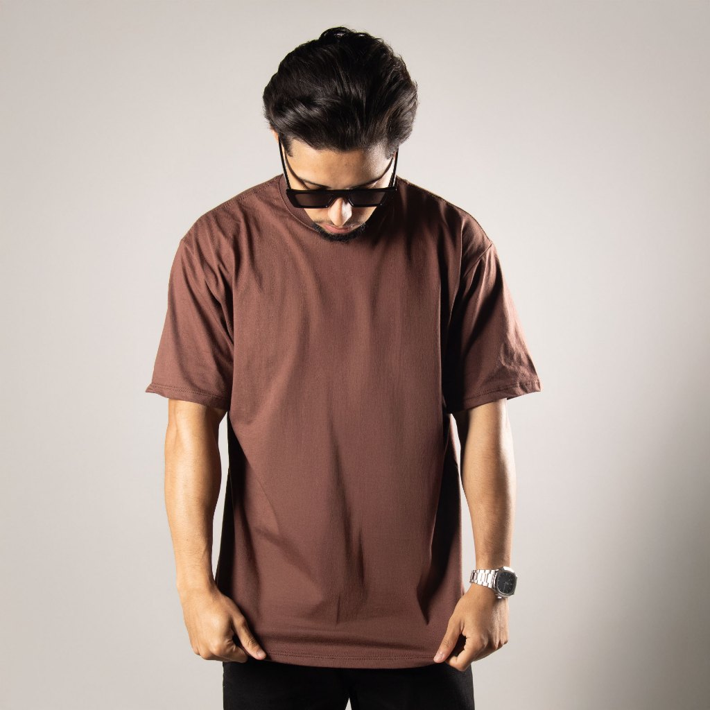 Kit 3 Camiseta Oversized Masculina Premium Gola Grossa Streetwear 100% Algodão Lisa Basica Caimento