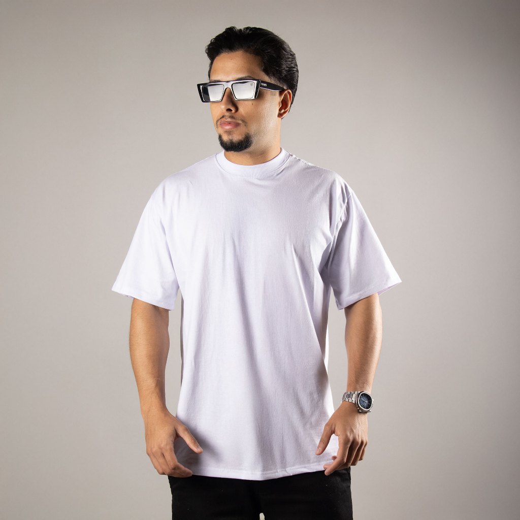 Kit 3 Camiseta Oversized Masculina Premium Gola Grossa Streetwear 100% Algodão Lisa Basica Caimento