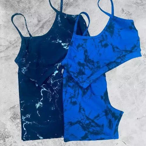 Kit 2 Conjunto Academia Marmorizado — imagem 1