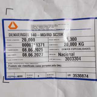 espessante em pó Denvergel