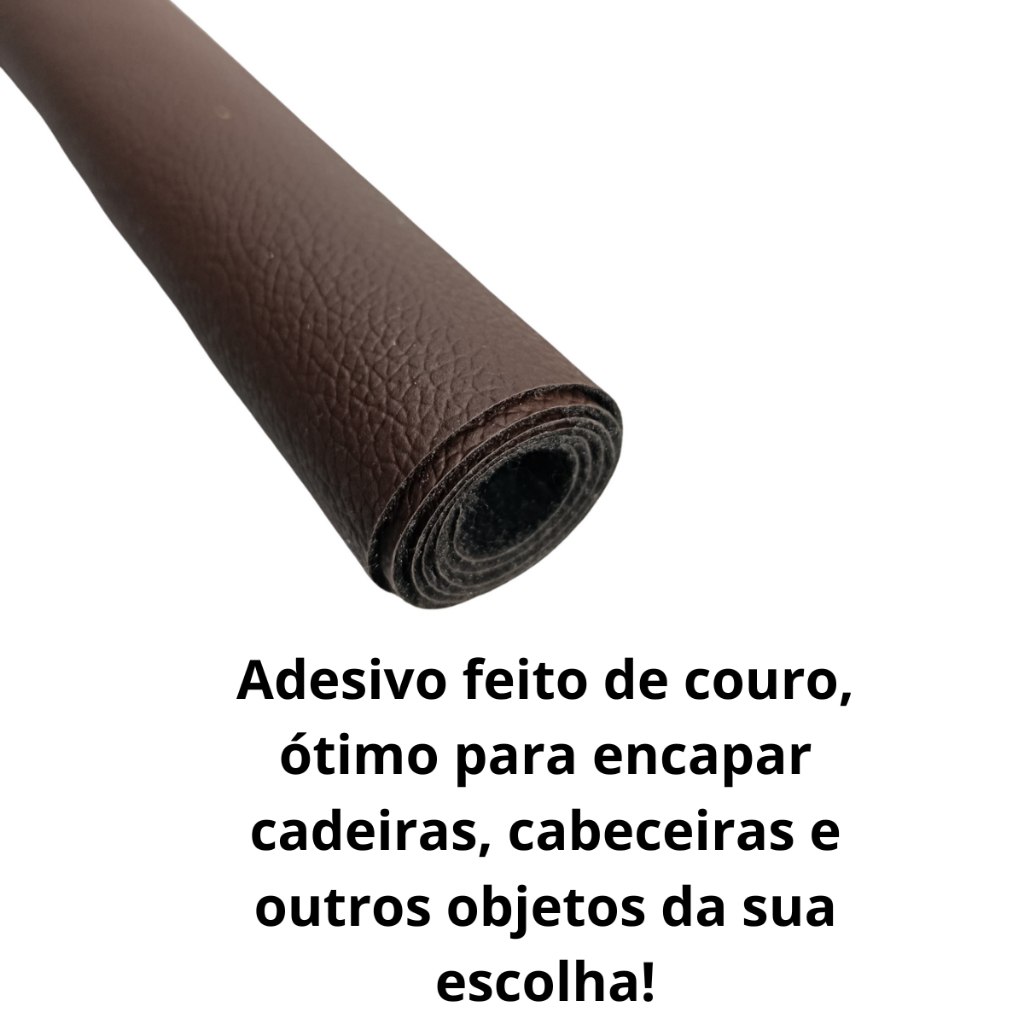 Couro Sintético Autocolante - Reparo Rápido para Sofá/Carro/Parede + Móveis