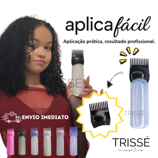 Aplicafácil frasco aplicador de química tintura creme óleo para cabelo uso doméstico e profissional em Oferta na Shopee