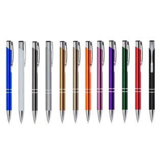 Caneta Metal Executiva Cromada Mod Er143b em Oferta na Shopee