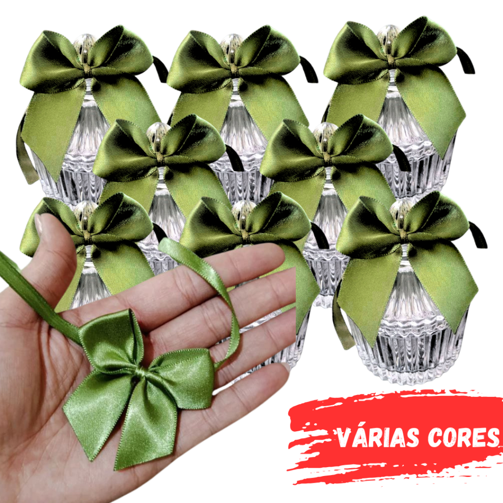 15 Laços para Mini Bomboniere + fita amarrar Lacinho Lembrancinha Maternidade Casamento Aniversário em Oferta na Shopee