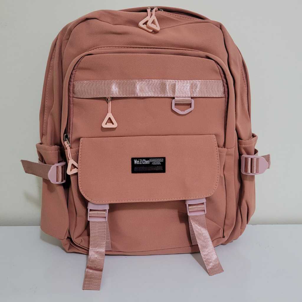 Mochila Bolsa de Costas Grande Feminina Juvenil Adolescente Reforçada Impermeável Escolar Trabalho Viagem com Pingente