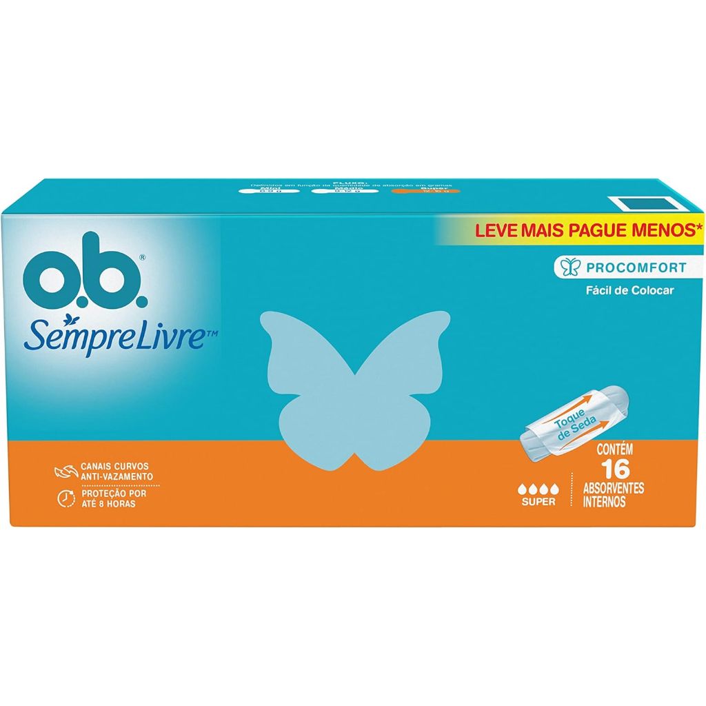 Absorvente O.B Interno Procomfort Super com 16 Unidades