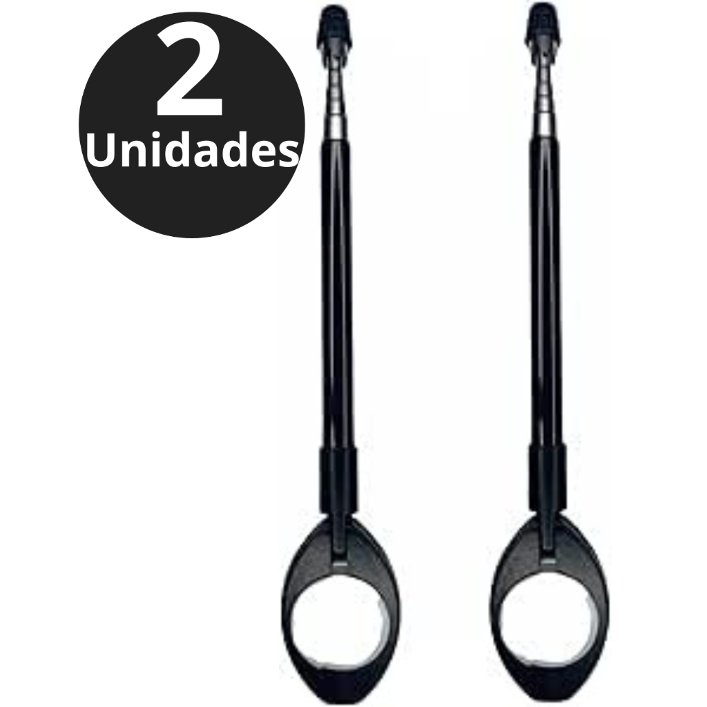 KIT 2 Antenas Aparador Corta Linha de Pipa - Moto Retrátil 6 Estágios Especificações: - Inox - Dobrável Guidão Inox - DM em Oferta na Shopee