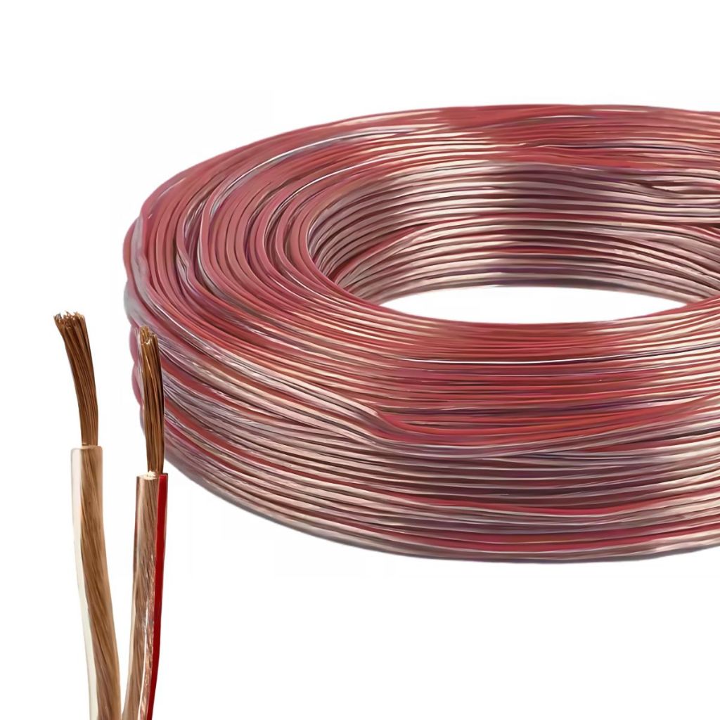 10 Metros Fio Paralelo Cristal Cabo Som Automotivo Alta condução 100% Cobre Original Permak