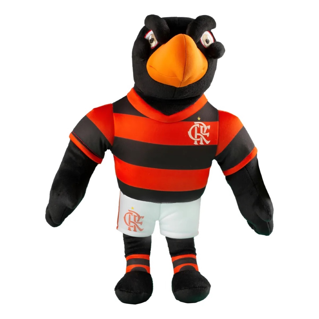 Pelúcia Urubão - Mascote Oficial do Flamengo em Oferta na Shopee