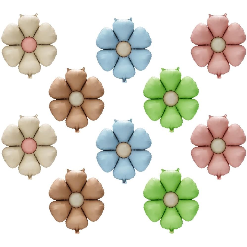 10 Balão Flor Margarida Matte Fosco 45cm Festa Decoração Jardim C90939 em Oferta na Shopee