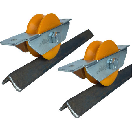 Kit 2 Roldana Aliaço 2 Polegadas (5 Cm) Nylon Trilho V Caixa em Oferta na Shopee