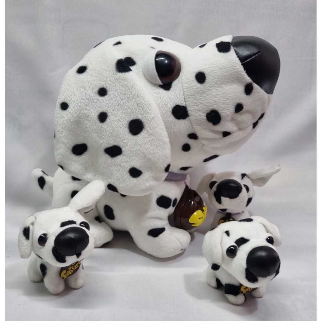 Pelúcia Original Snubbies Buddy Dalmata com 3 filhotes importado. Usado