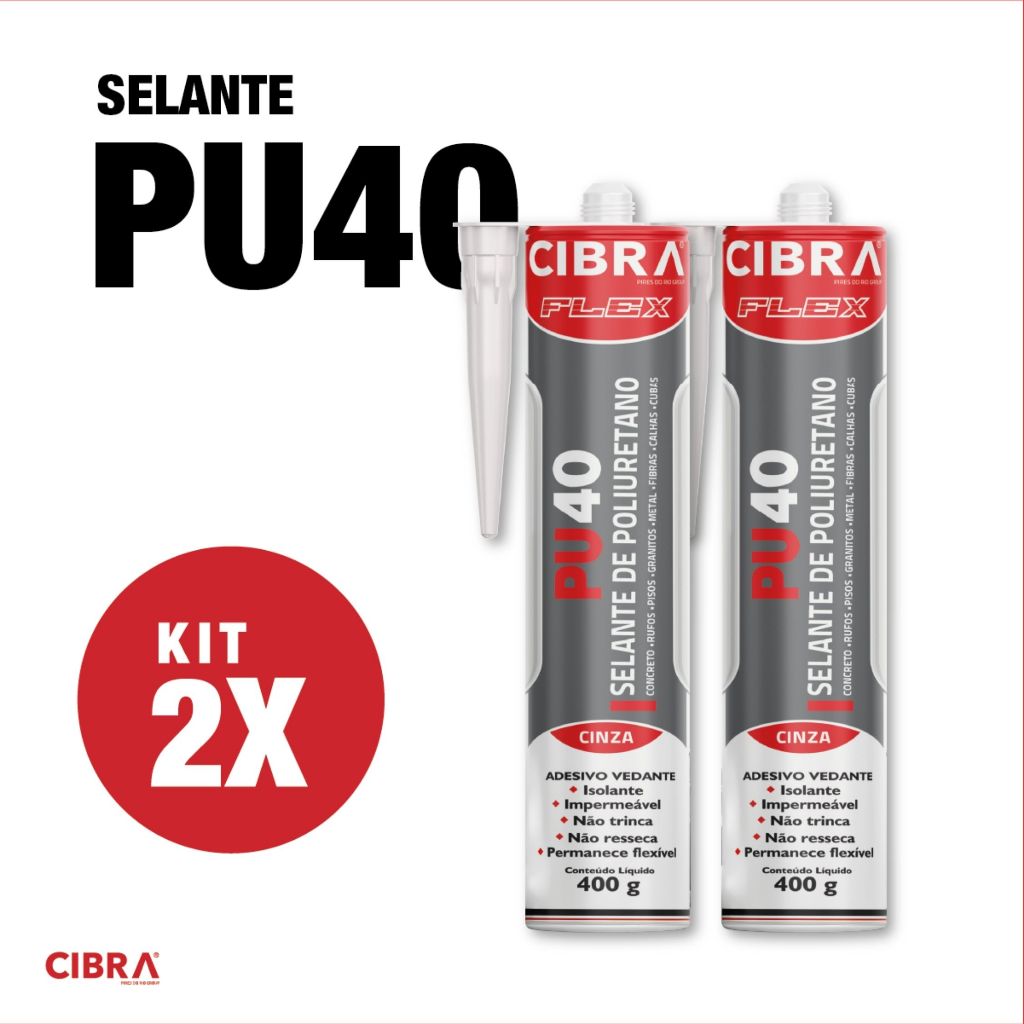 Kit 2 Pu40 Cola Selante Silicone Construção 400g Vedação Kit Adesivo Fixa Profissional Madeira Pu 40 em Oferta na Shopee