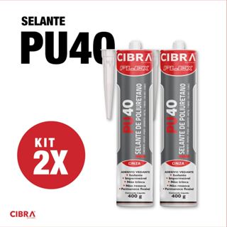 Kit 2 Pu40 Cola Selante Silicone Construção 400g Vedação Kit Adesivo Fixa Profissional Madeira Pu 40 em Oferta na Shopee