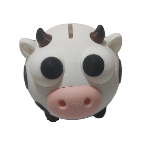 Cofrinho de Porquinho em formato de Vaquinha Mimosa Cofre Vaquinha para Economizar e Decorar Quarto