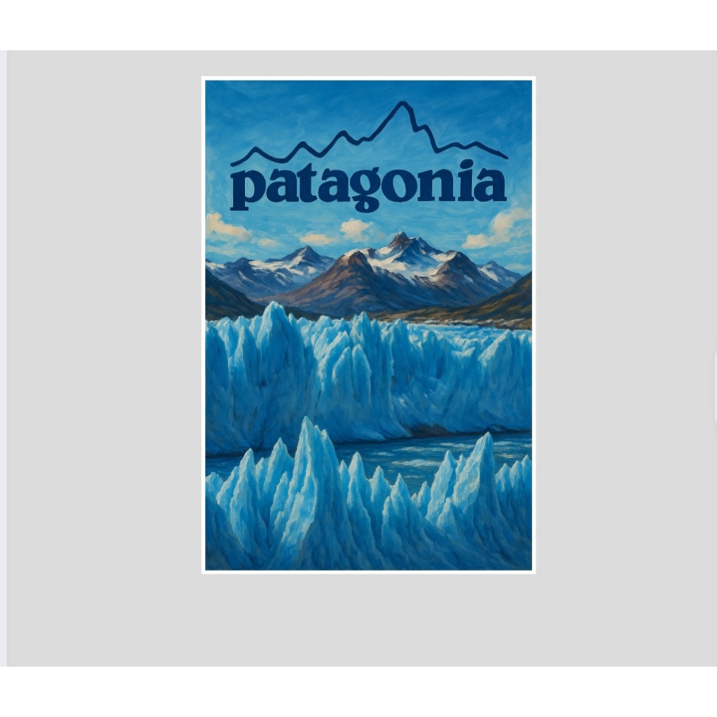 Quadro Patagonia Argentina Chile América do Sul Turismo Gelo