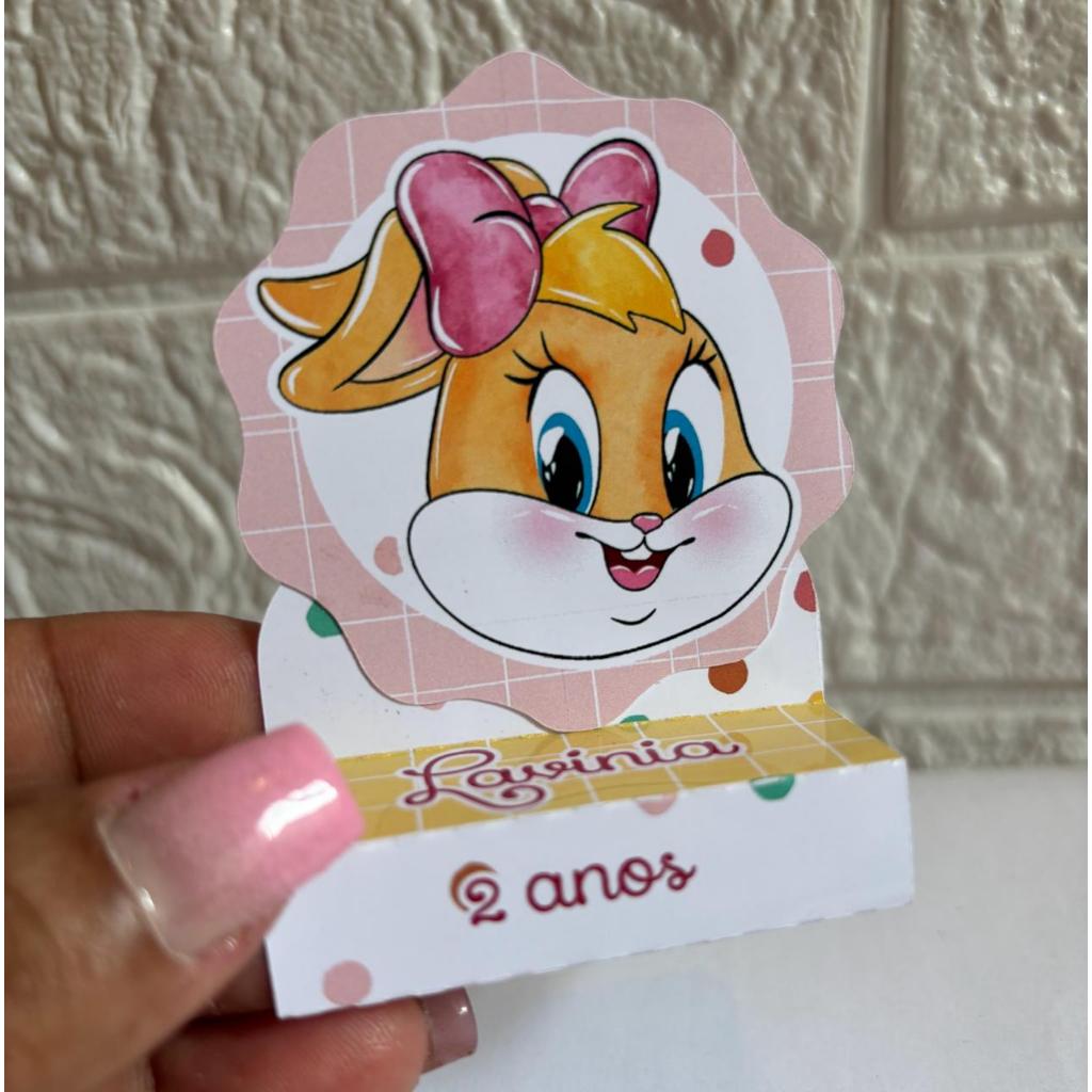 Kit 20 Porta bis duplo Lola Looney Tunes Rosa /lembrancinha /festa aniversário/caixinhas personalizadas/ Festa infantil