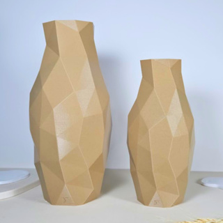 Kit 2 Vasos Decorativos Diamant | Premium | Aparador Mesa Rack | Decoração Sala Quarto Hall em Oferta na Shopee