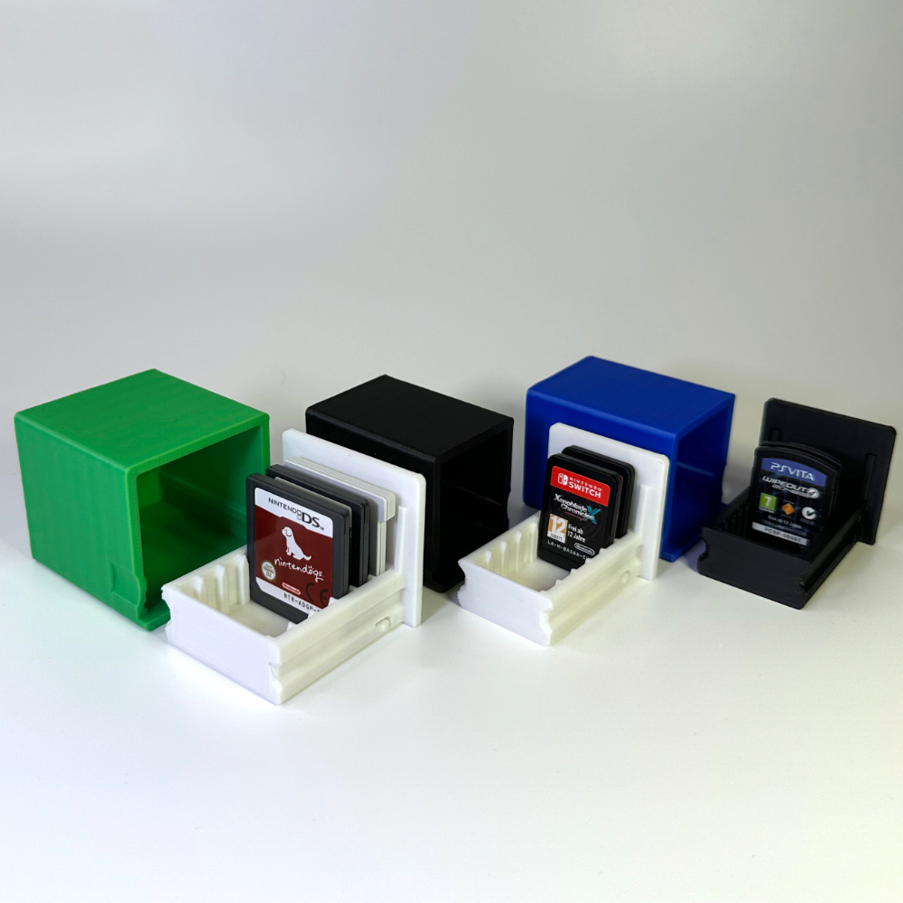 Caixa Organizadora Cartuchos Nintendo Switch/DS e Playstation PSvita