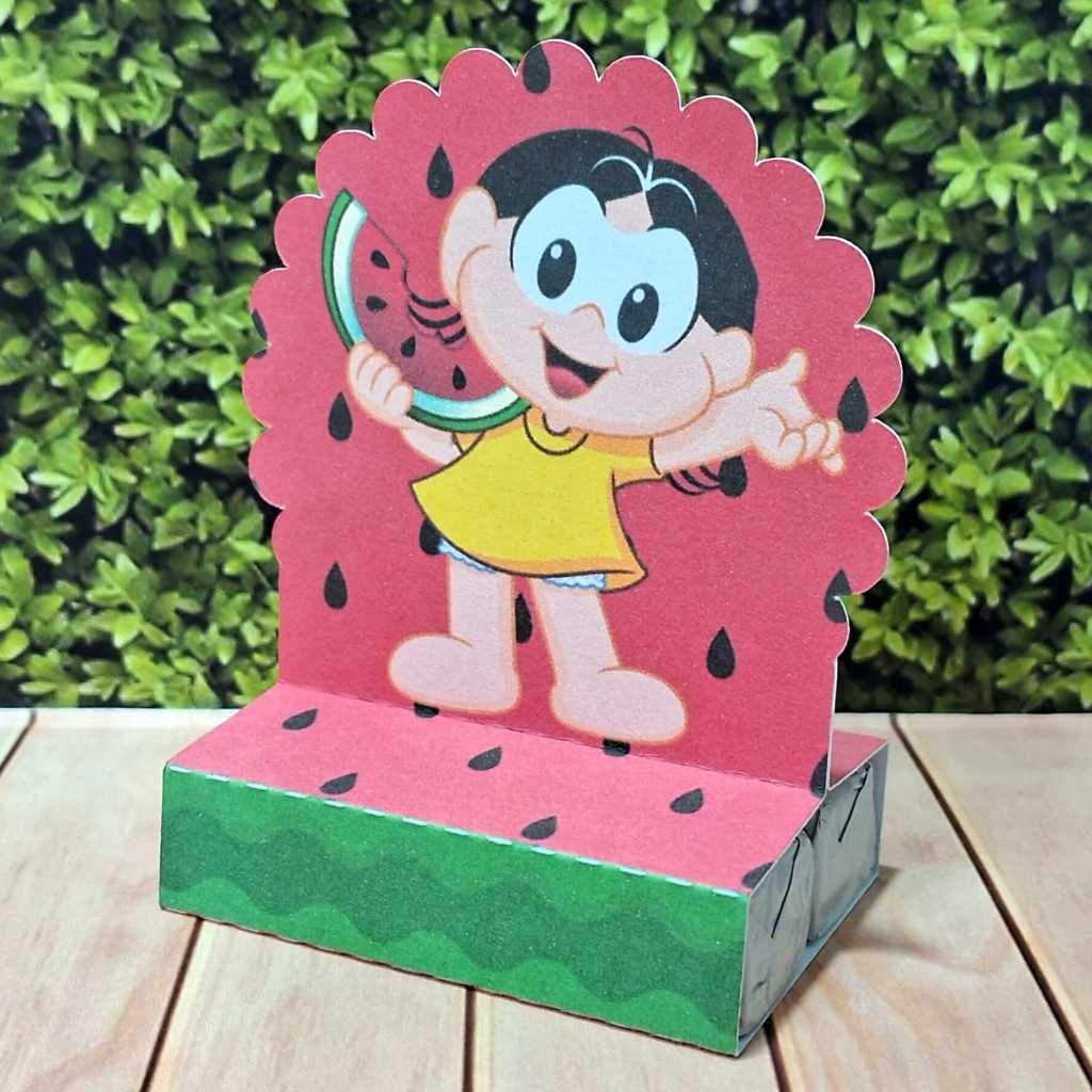Porta Bis Personalizado para Lembrancinha de Festa, Aniversário Magali Pegue e Monte