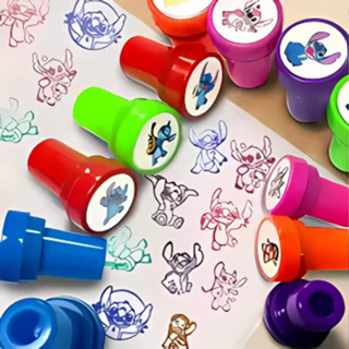 Kit com 12 Carimbinhos Coloridos Divertidos Lilo Stitch - Para Todas as Idades, Ideal para Artes, Decoração e Diversão em Oferta na Shopee