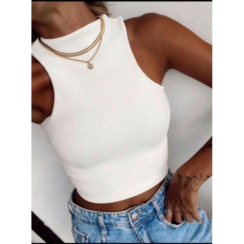 Cropped Regata, ribanalisa,  tamanhos:P,M,G,GG. em Oferta na Shopee