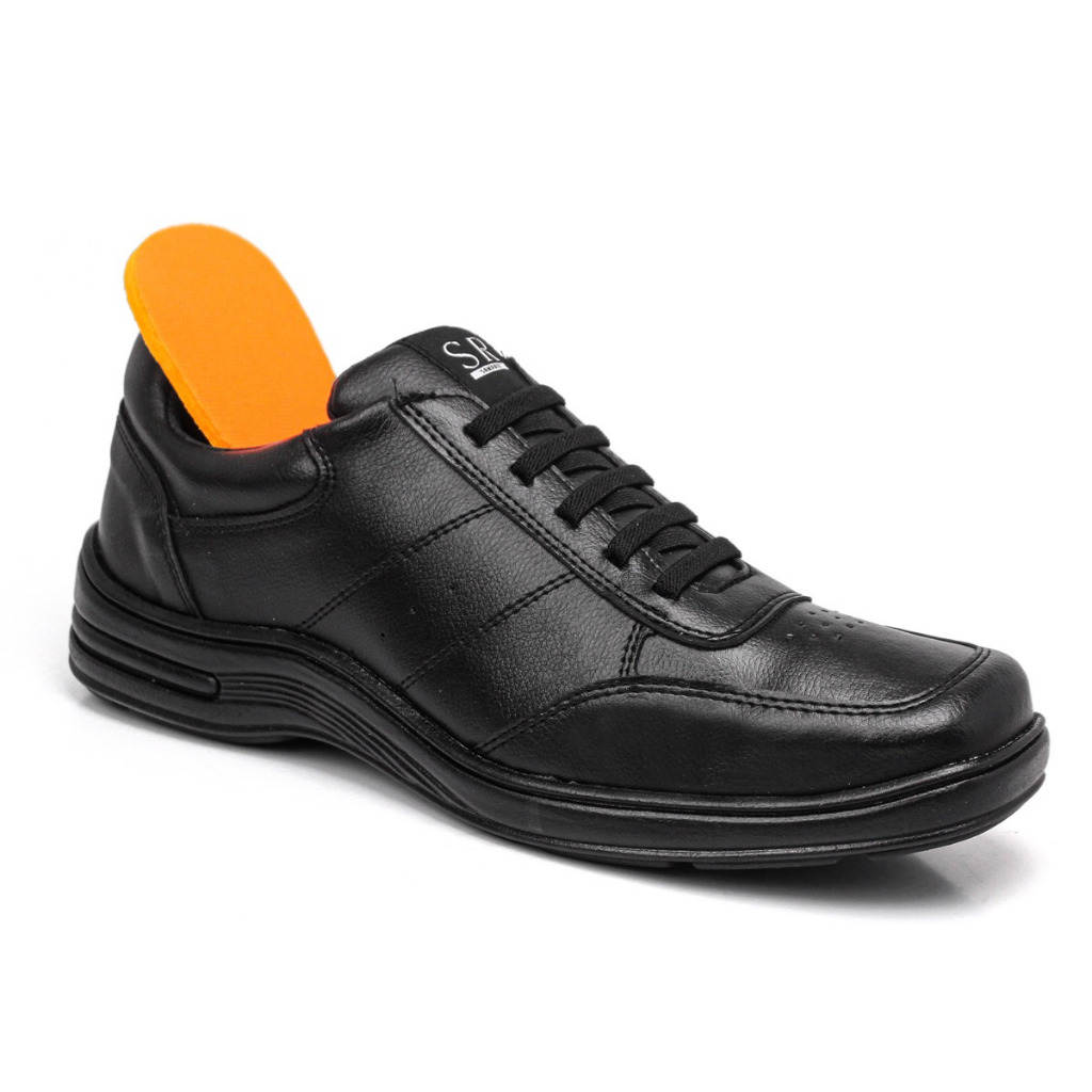 Sapatenis Social Masculino Tênis Casual Linha Confort Solado Antiderrapante Plamilha Super Macia