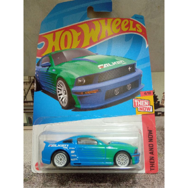 hot wheels 07' Ford mustang falken personalizado (detalhamento+rodas com pneus de borracha)