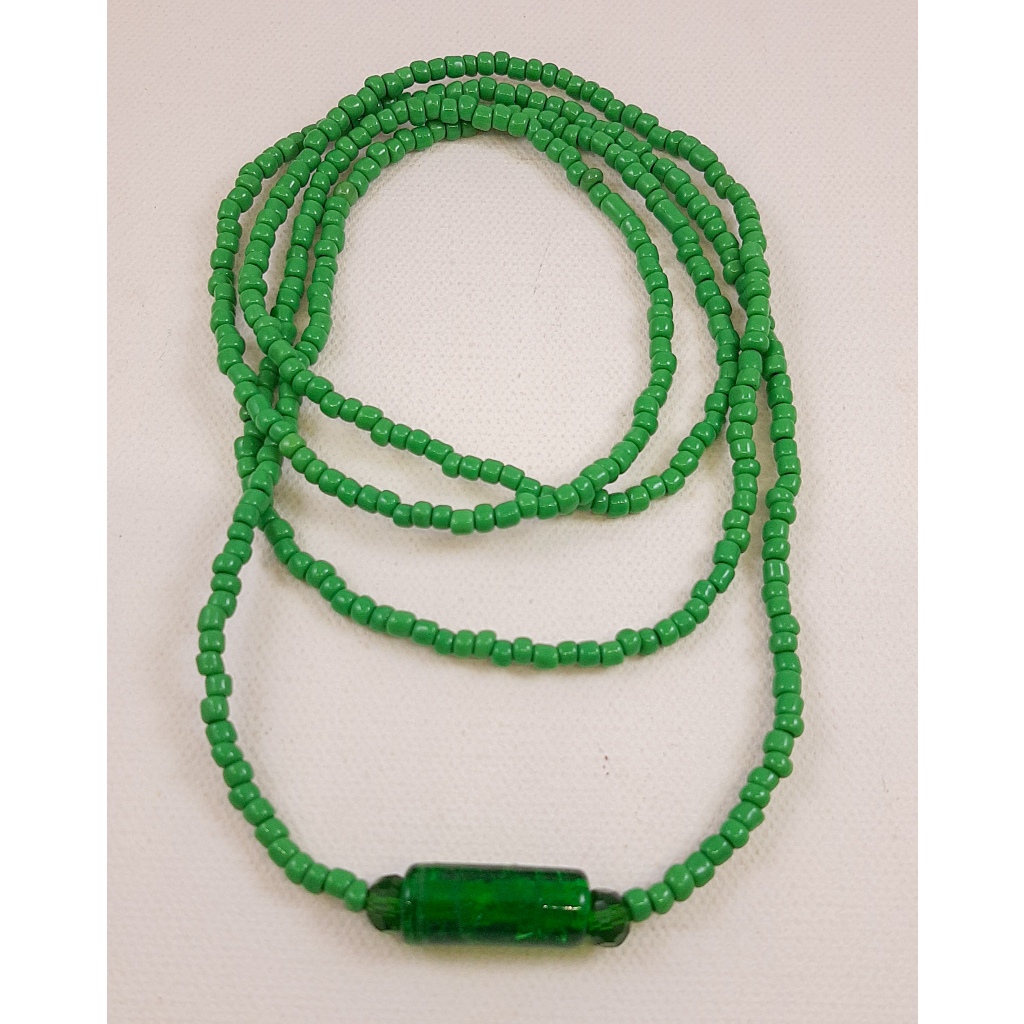 Guia de Proteção Verde 60cm com Firma – Caboclo, Oxóssi, Orixá – Umbanda e Candomblé – Feita à Mão, Envio Imediato em Oferta na Shopee