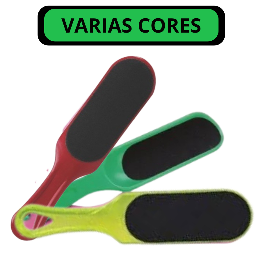 Lixa de Pé  Plastico Reforçado - 2 LADOS DE LIXA