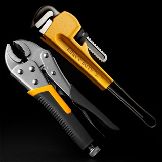 Kit Chave Grifo e Alicate de Pressão 10  E 12 Polegadas Heavy Duty em Oferta na Shopee