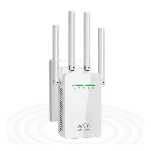 Repetidor e Roteador Wifi 4/6 Antenas Amplificador De Sinal 2800M