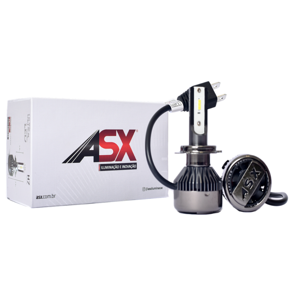 Ultra Led Asx H7 Csp 8000 Lumens 6000 Kelvin 70w Headlight Lâmpadas Led Automotivo em Oferta na Shopee