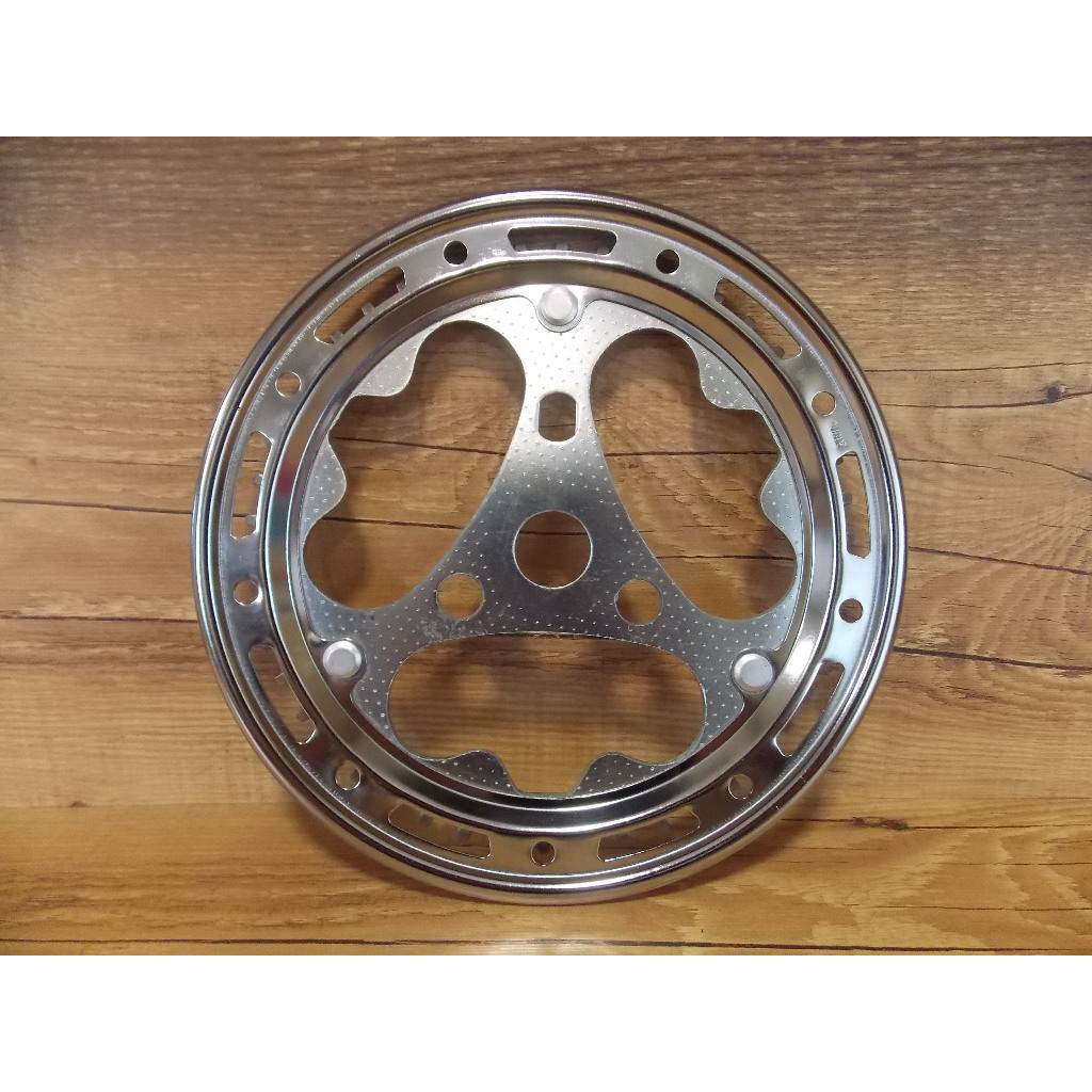 Engrenagem coroa duque 46 dentes + cobre coroa para bicicletas antigas - novo de estoque antigo