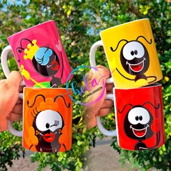 Caneca Smilinguido E Seus Amigos Personalizada
