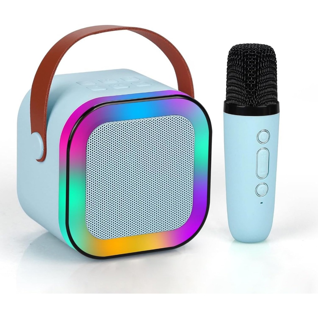 Caixa de Som Bluetooth 1 Microfone Karaoke