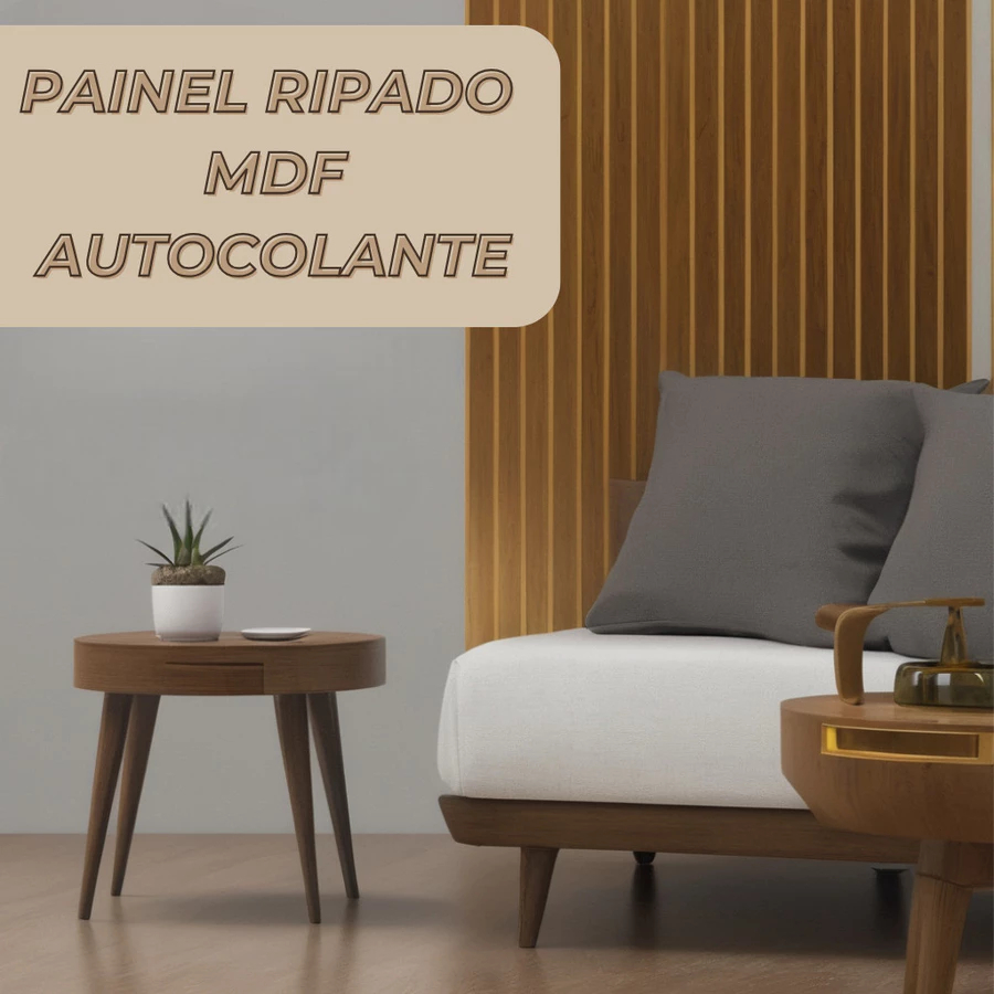 Revestimento Ripado Painel De Parede Ripado Decorativo MDF PREMIUM  -  Envio Imediato em Oferta na Shopee