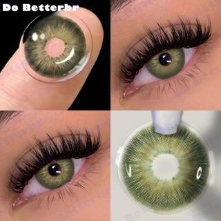 Lentes De Contato Coloridas Contatos Coloridos Para Maquiagem De Cosméticos Brown Eyes +Pinças Para Lentes De Contato em Oferta na Shopee