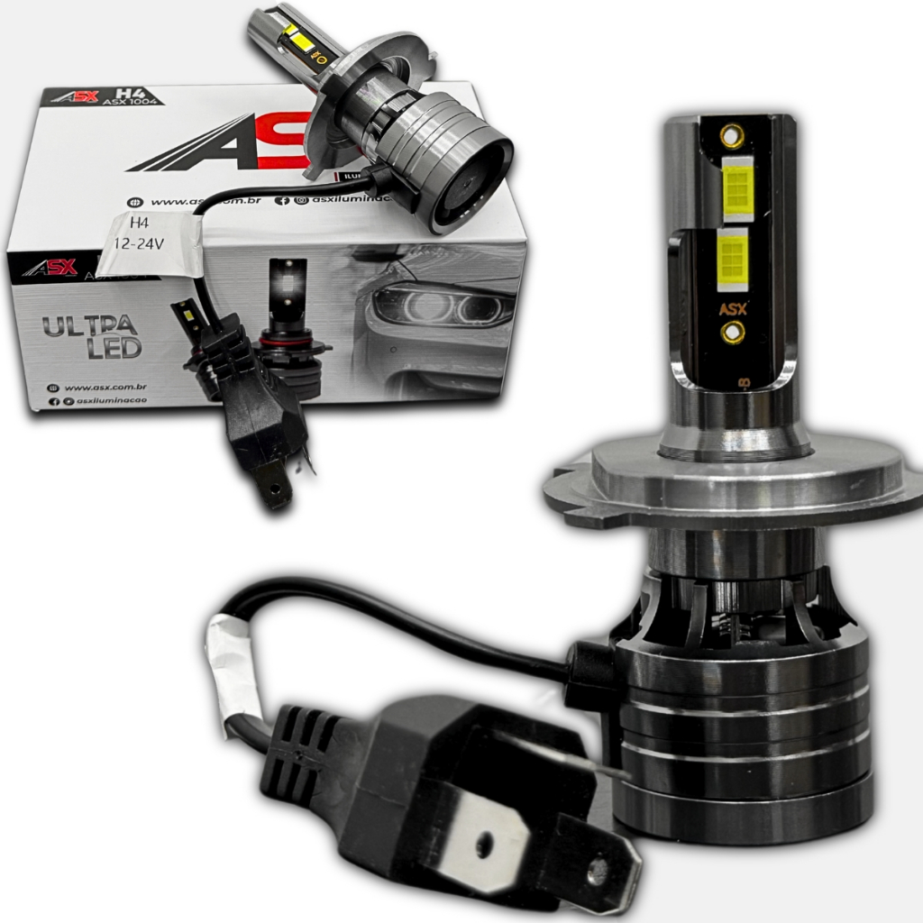 Lampada Ultra Led Asx 6000K Chip Csp Lumens Par De Led 12/24V Super Led. em Oferta na Shopee