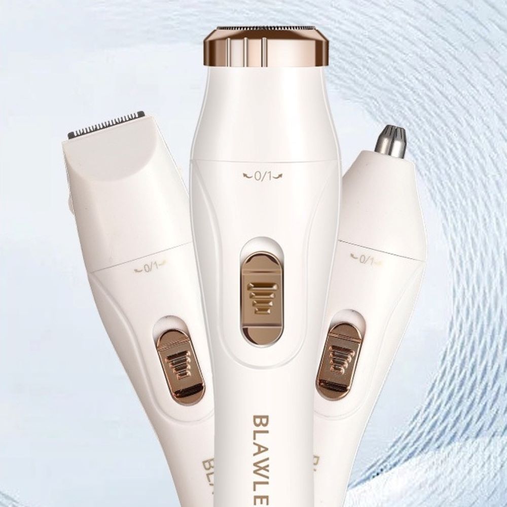 Depiladora Elétrica 3 em 1 Recarregável Multifuncional para Barbear e Depilação-M1