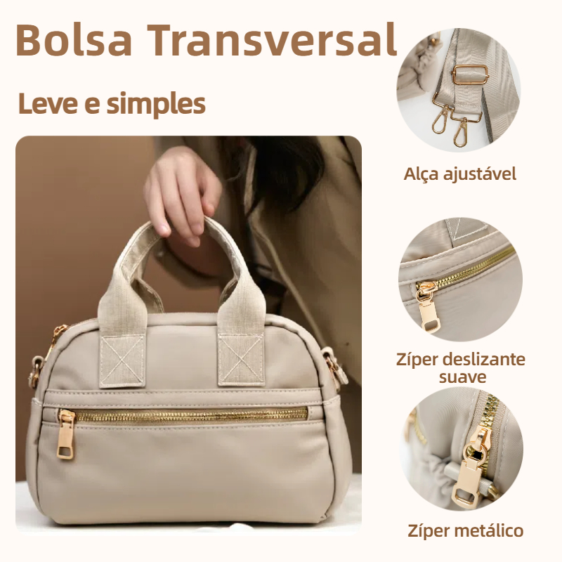 Bolsa Feminina De Nylon Leve À Prova DÁgua Crossbody Minimalista Ideal Para Passeios E Uso Diário Estilo Casual Moderno em Oferta na Shopee