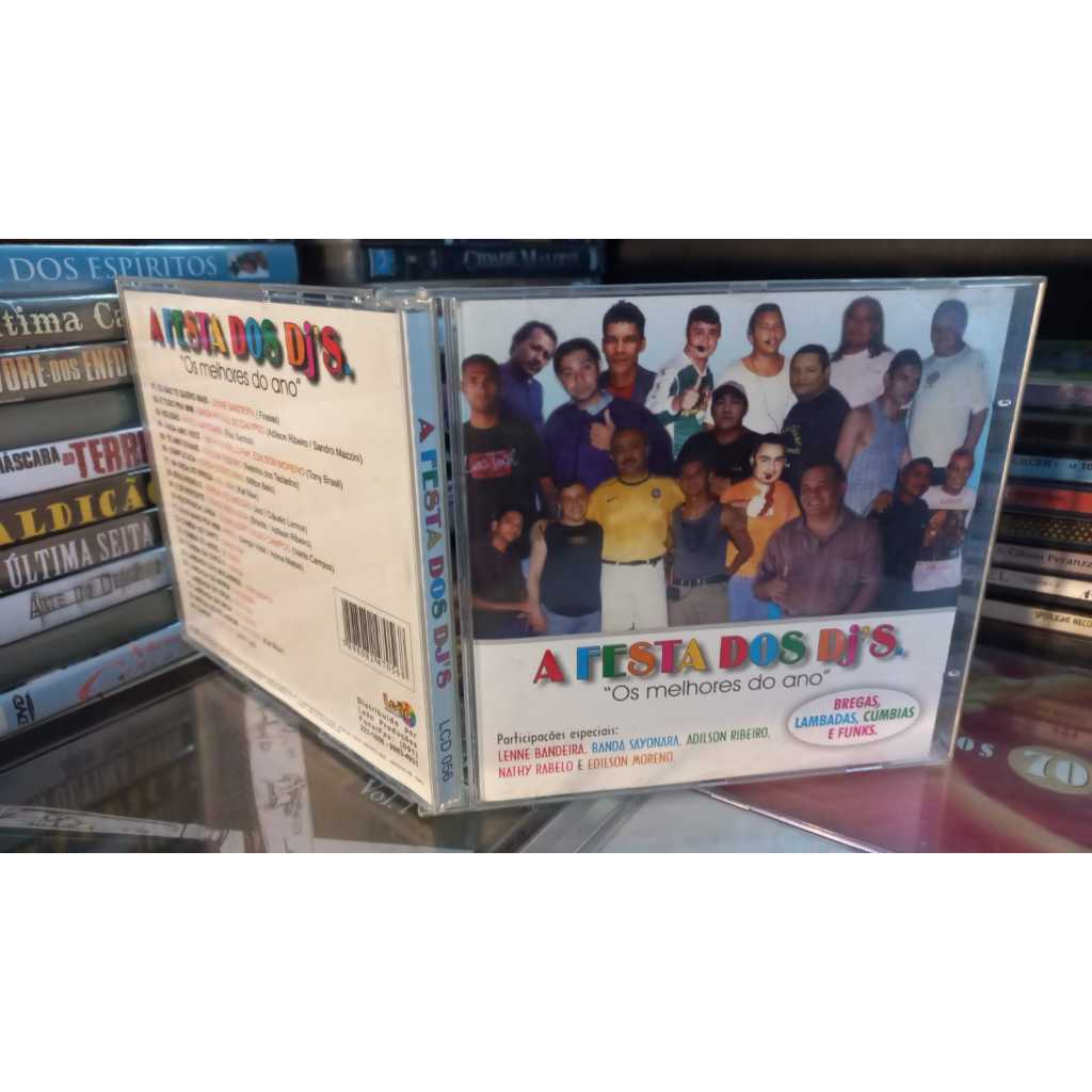 Cd A Festa Dos Djs- Os Melhores Do Ano- 2001 lenne bandeira banda sayonara adilson ribeiro nathy rabelo edilson moreno-