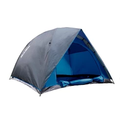 Barraca Camping 4 Pessoas À Prova D'água PU1500mm Tela Mosqueteira Camada Dupla Bask