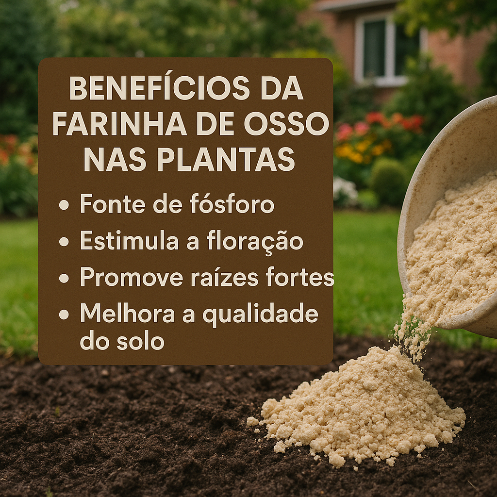 Farinha de Osso 5kg para Hortas, Árvores e Vasos — imagem 2 de 2