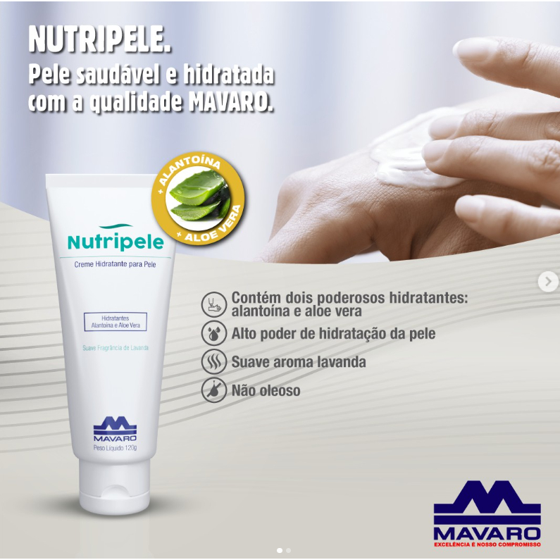 Creme De Proteção Hidratante Profissional Nutripele 120 Gr