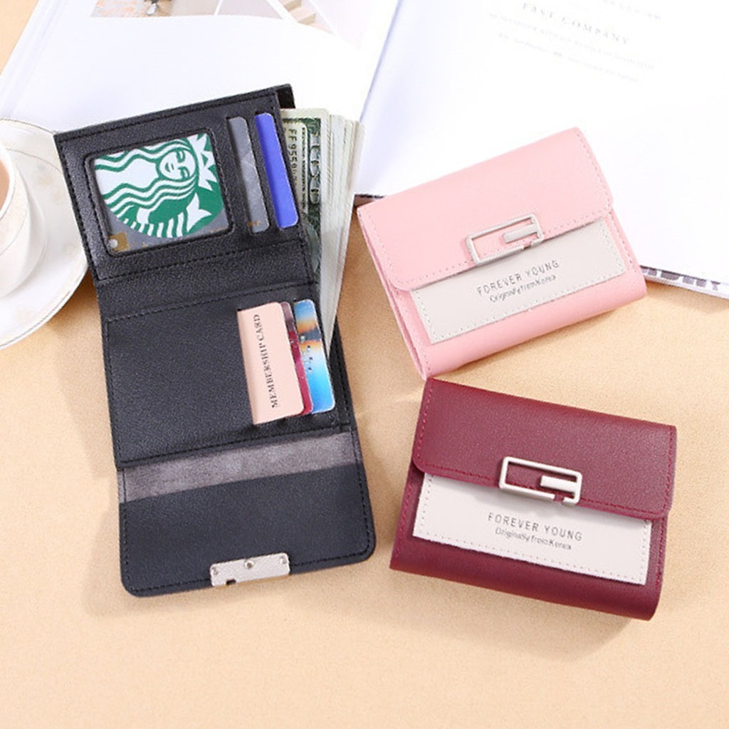Carteira Feminina Compacta Forever Young  Moderna, Elegante e Funcional em Oferta na Shopee