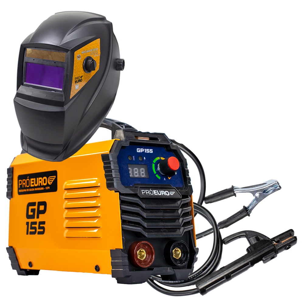 Máquina Solda Inversora Gp-155 A 110v + Máscara Automática 912