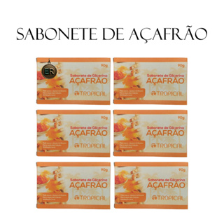 Sabonete em Barra de Açafrão/Cúrcuma Antioxidante Tropical Cosmeticos Kit com várias unidades em Oferta na Shopee