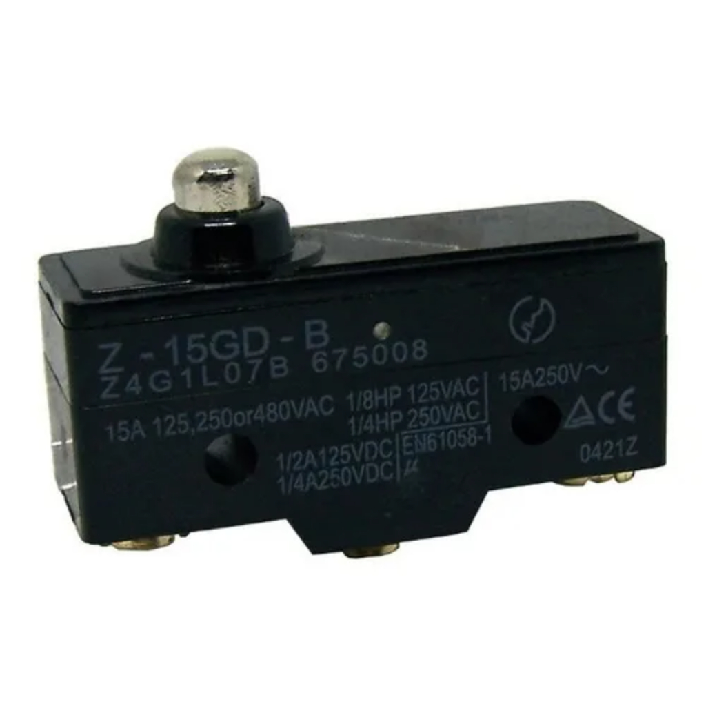 Kit 10 Peças Chave Micro Switch Fim De Curso Kw-15gd-b Contato Curto